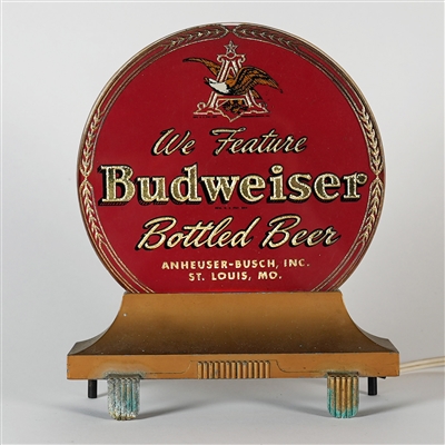 Budweiser Bottled Beer ROG Illuminated Back Bar Sign