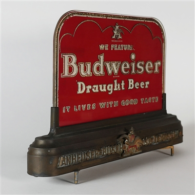 Budweiser Draught Beer It Lives With Good Taste ROG Illuminated Sign