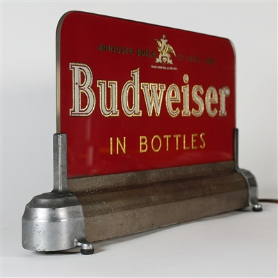 Budweiser In Bottles ROG Illuminated Sign