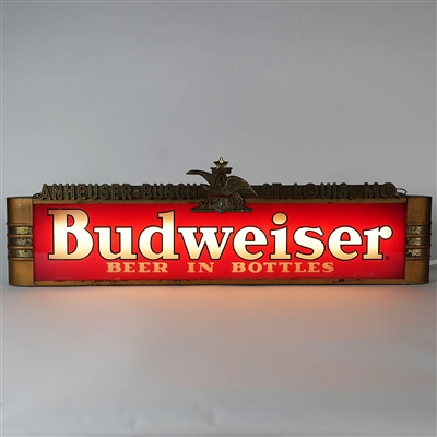Budweiser Beer In Bottles ROG Illuminated Sign