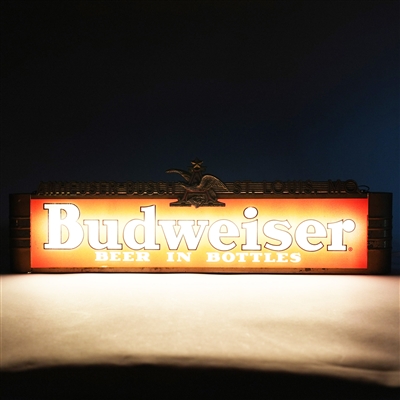 Budweiser Beer In Bottles ROG Illuminated Sign