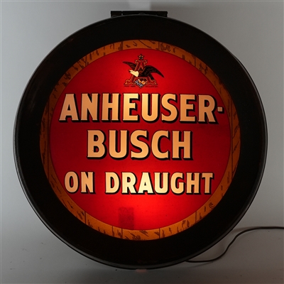 Anheuser Busch On Draught Barrel ROG Illuminated Sign SWEET