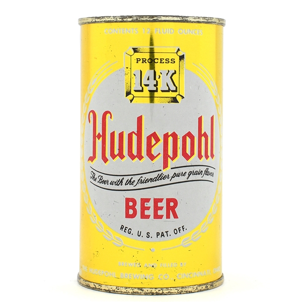 Hudepohl Beer Flat Top 84-15