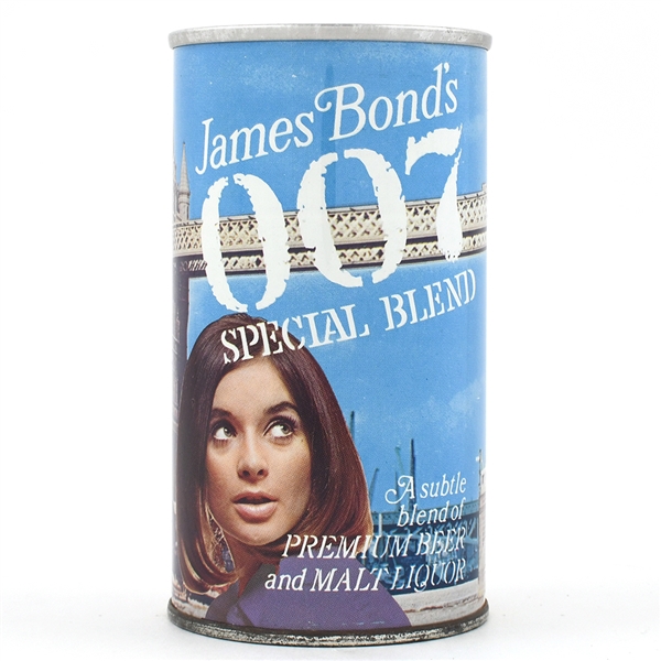 James Bonds 007 Malt Liquor Pull Tab TOWER BRIDGE 82-31