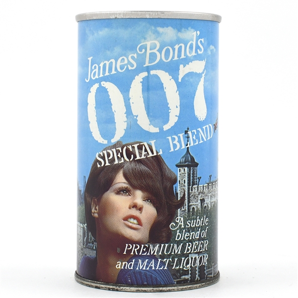 James Bonds 007 Malt Liquor Pull Tab TOWER OF LONDON 82-28