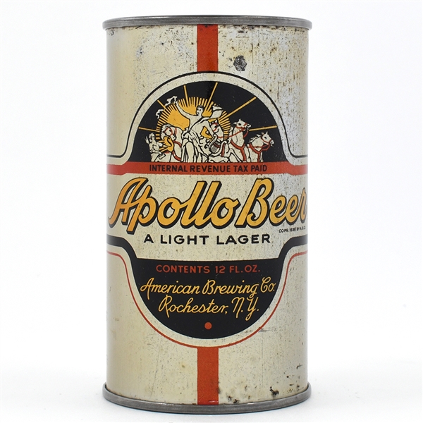 Apollo Beer Instructional Flat Top SILVER 31-35 USBCOI 40