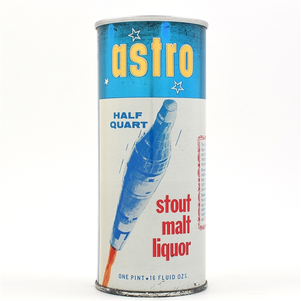 Astro Stout Malt Liquor Aluminum Soft Top Flat Top 224-15