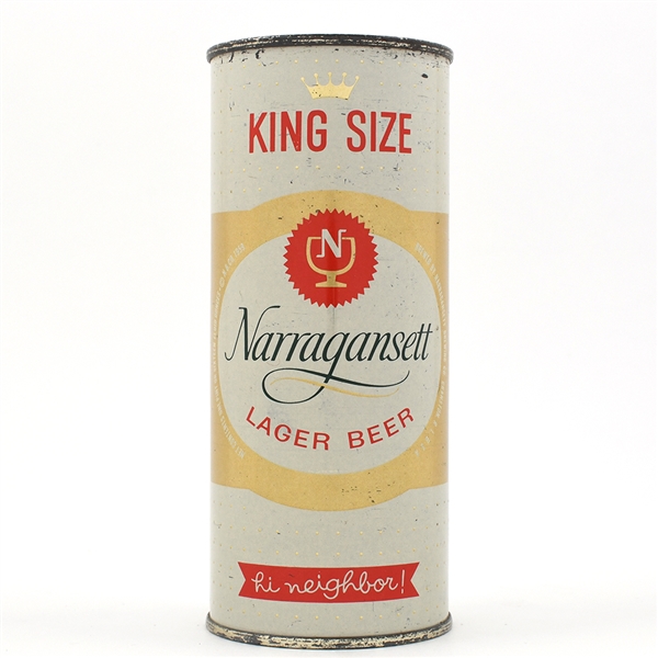 Narragansett Beer 16 Ounce Flat Top 232-27