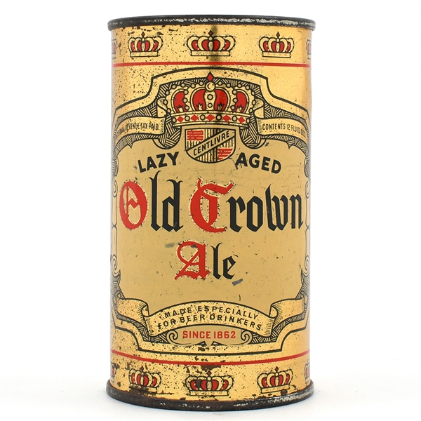 Old Crown Ale Instructional Flat Top IRTP 104-38 USBCOI 587