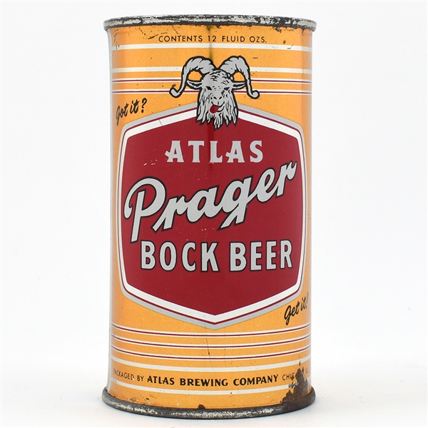 Atlas Prager Bock Flat Top NEAR MINT 32-28