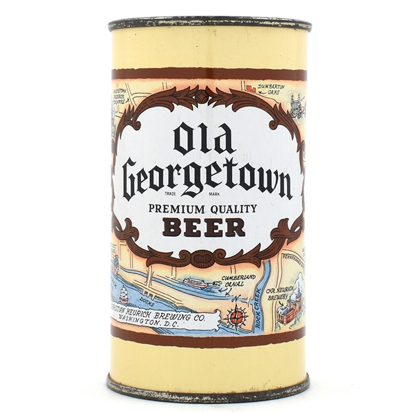 Old Georgetown Beer Flat Top DARK BROWN 106-17