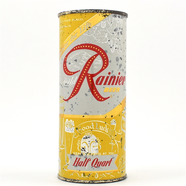 Rainier Jubilee 16 Ounce Set Flat Top TOASTS Yellow UNLISTED