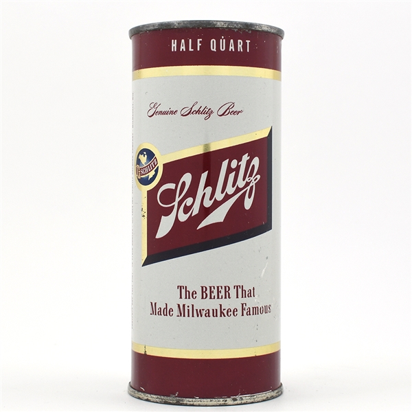 Schlitz Beer 16 Ounce Flat Top MILWAUKEE 1954 235-26