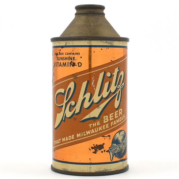 Schlitz Vitamin D Beer Cone Top 183-26