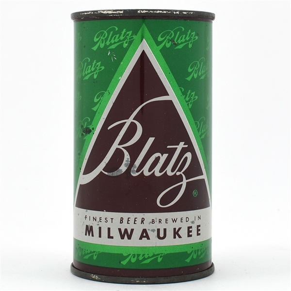 Blatz Beer Christmas Color Series Flat Top GREEN 39-13