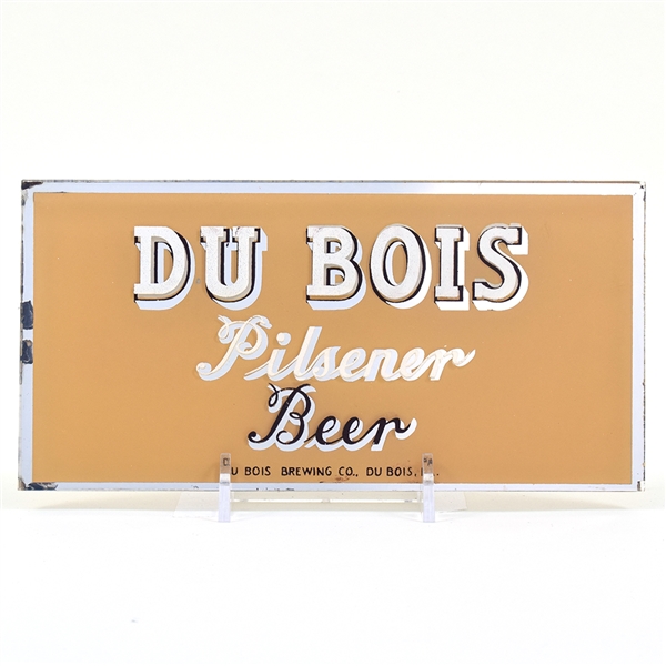 Du Bois Beer 1940s Glass Sign