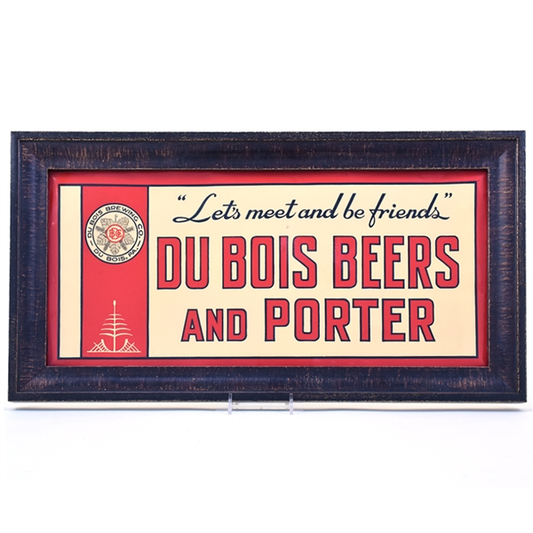 Du Bois Beers and Porter 1930s Tin Sign