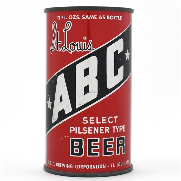 ABC Beer Instructional Flat Top 28-9 USBCOI 3 FAT LETTERS