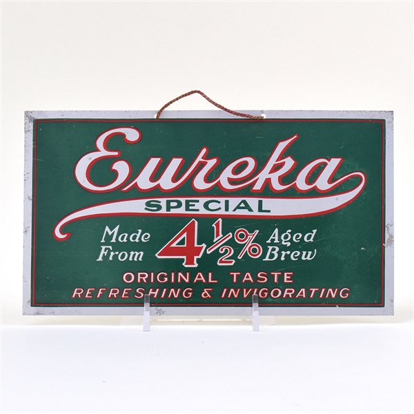 Eureka Special Prohibition Era Leyse Aluminum Sign