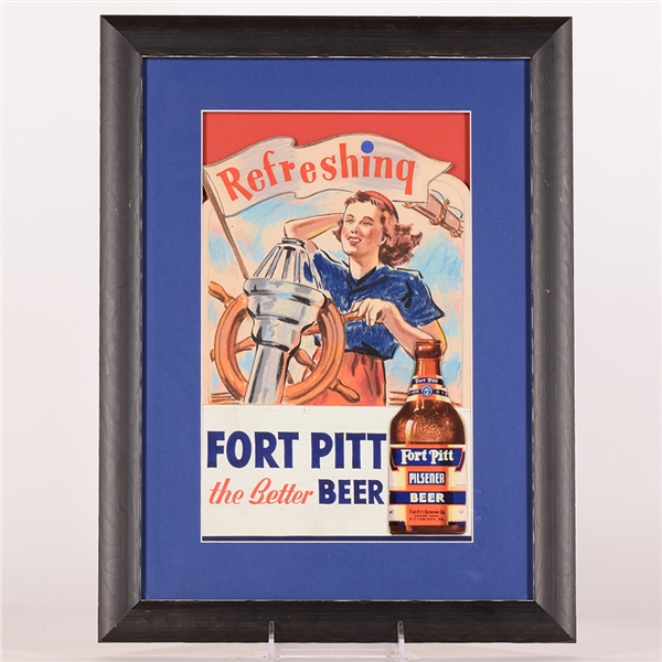 Fort Pitt Beer Artist Die Cut Comp-Mockup Presentation Sign