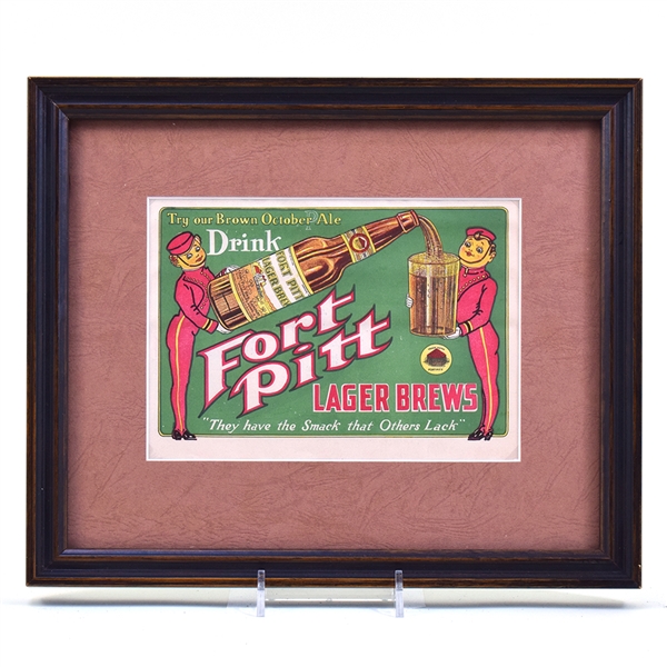 Fort Pitt Lager Brews Paper Ad