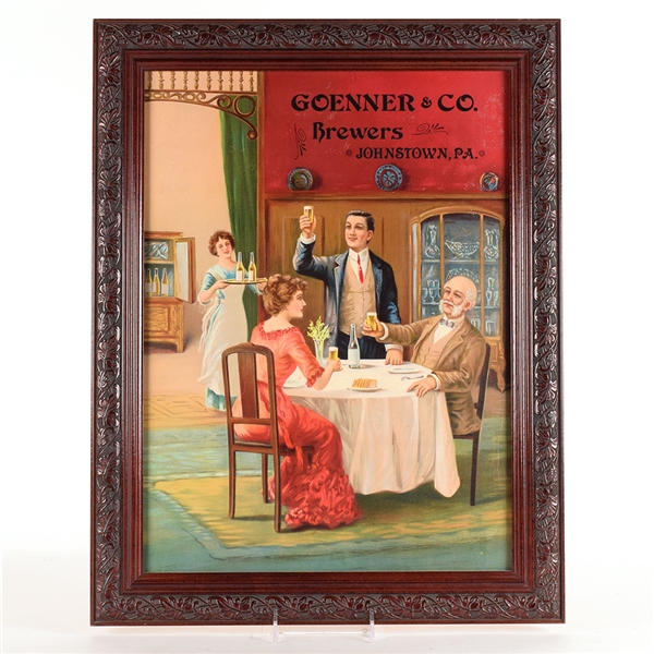 Goenner Brewing Pre-Pro Faux Lithograph on Canvas NICE