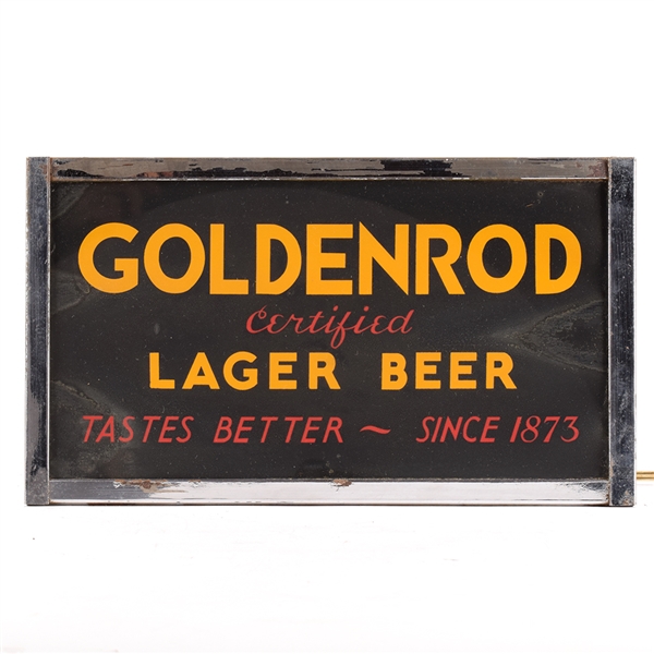 Goldenrod Beer 1930s Illuminated Advertising Sign RARE