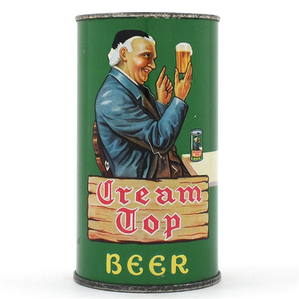 Cream Top Beer Instructional Flat Top WHITEWATER WOW 52-8 USBCOI 187