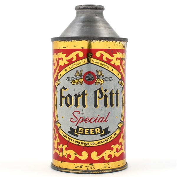 Fort Pitt Beer Cone Top NON-IRTP EXTRA QUALITY 163-10