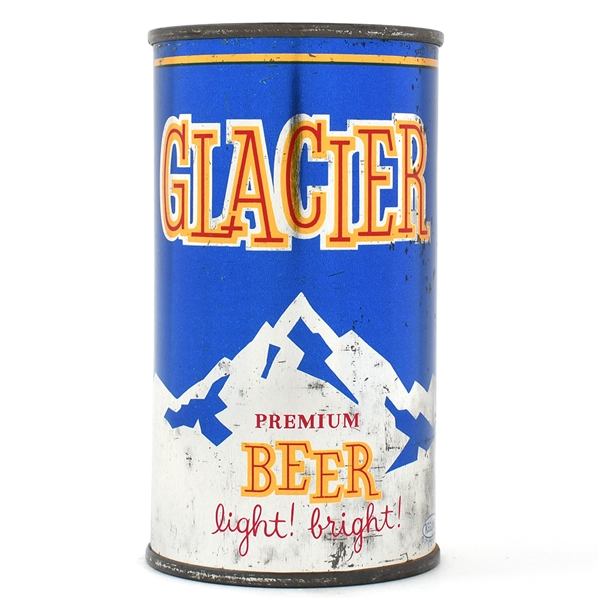 Glacier Beer Flat Top RARE AND CLEAN 70-4