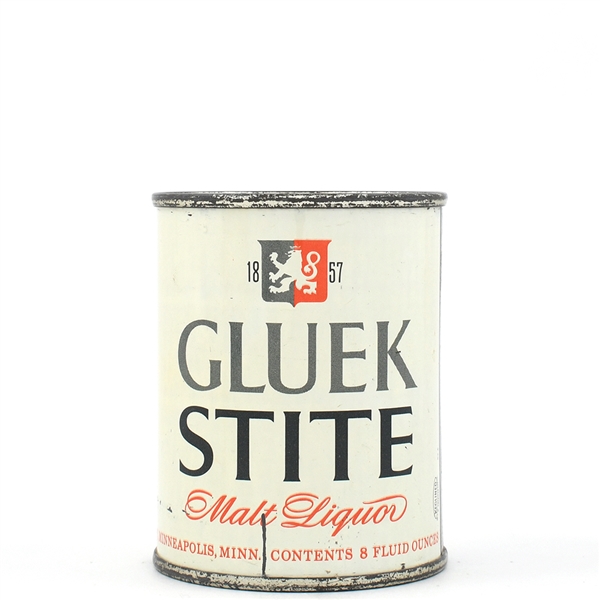 Glueks Stite Malt Liquor 8 Ounce Flat Top 241-10