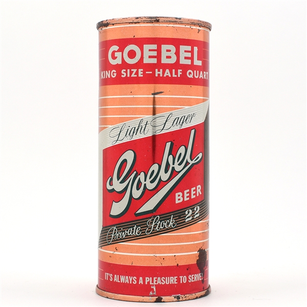 Goebel Beer 16 Ounce Flat Top METALLIC 229-24