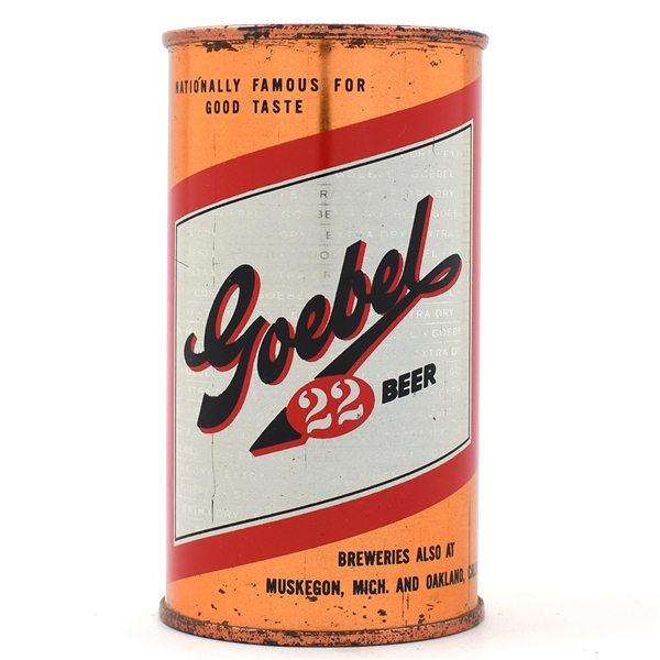 Goebel Beer Flat Top RED SHADOW 71-2