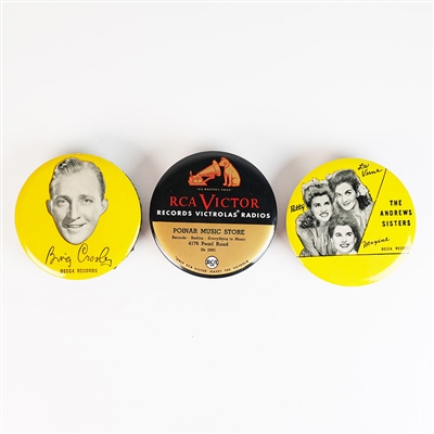 Bing Crosby Decca RCA Victor Poinar Music Andrews Sisters Applicators