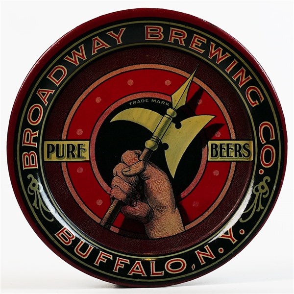 Broadway Brewing Pure Beers Buffalo Battle Axe Preproh Tip Tray