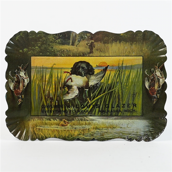 Louis Glazer Dry Goods Store Everything Wear Dog Duck Hunting Ash Tray