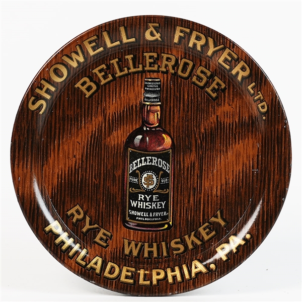 Showell Fryer Bellerose Rye Whiskey Philadelphia PA Tip Tray