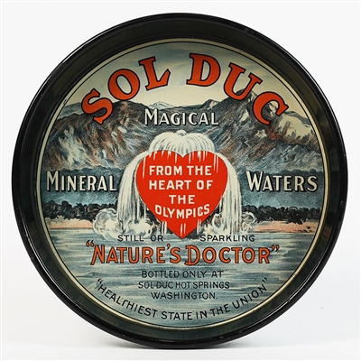 Sol Duc Magical Mineral Waters Natures Doctor Antique Advertising Tip Tray