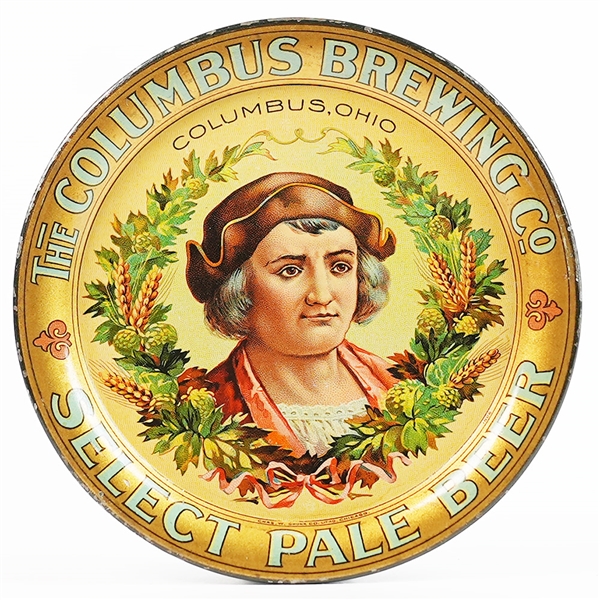 Columbus Brewing Select Pale Beer Preproh Tip Tray EXCELLENT