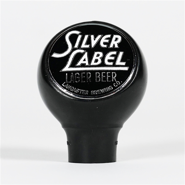 Silver Label Lager Beer Lancaster Brewing Tap Knob