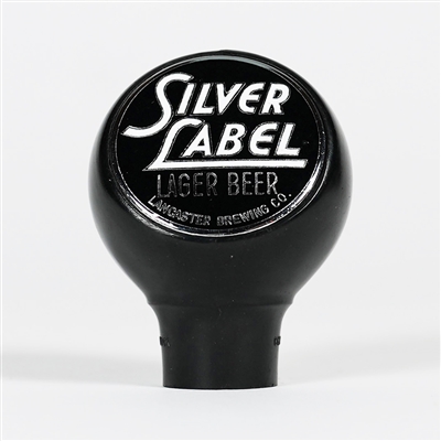 Silver Label Lager Beer Lancaster Brewing Tap Knob