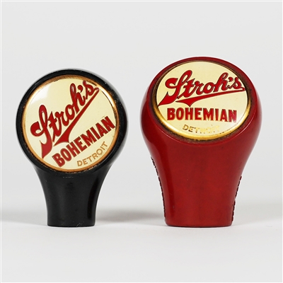 Strohs bohemian Double Sided Hockey Puck Tap Knobs