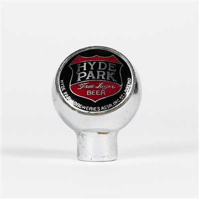 Hyde Park True Lager Beer Chrome Tap Knob