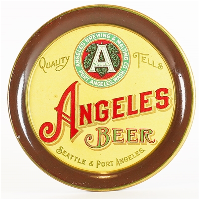 Angles Seattle Port Angeles Beer Preprohibition Tip Tray