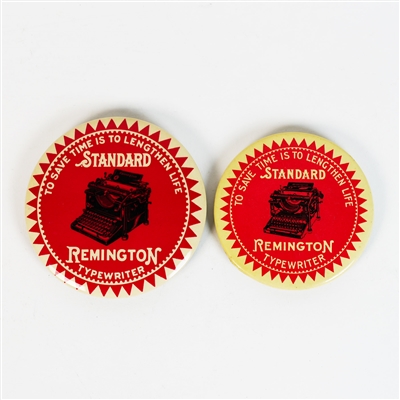 Standard Remington Typewriter Antique Advertising Mirrors