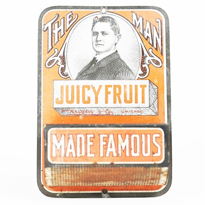 Wrigleys Juicy Fruit Made Famous The Man Match Holder