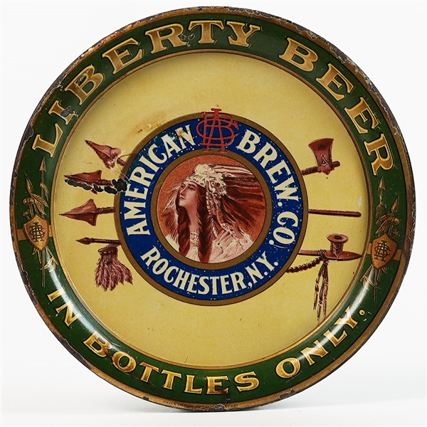 Liberty Beer In Bottles Only American Brewing Rochester Preproh Tip Tray