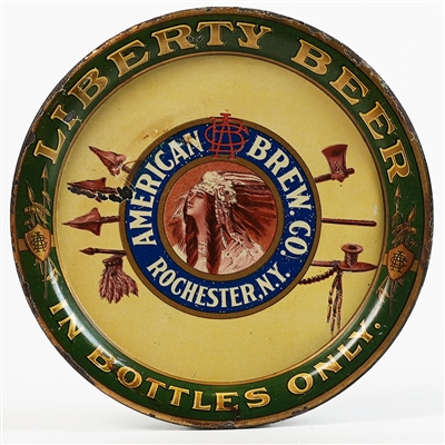 Liberty Beer In Bottles Only American Brewing Rochester Preproh Tip Tray