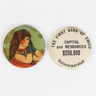 First Bank Chico Capital Resources and Woman Black Gloves Mini Mirrors