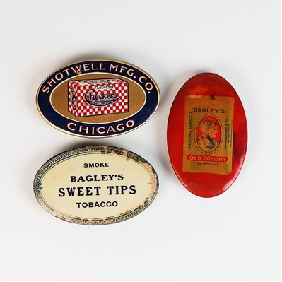 Shotwell Chicago Bagles Sweet Tips Bagleys Old Colony Tobacco Knife Sharpeners